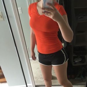 tight fit orange tee